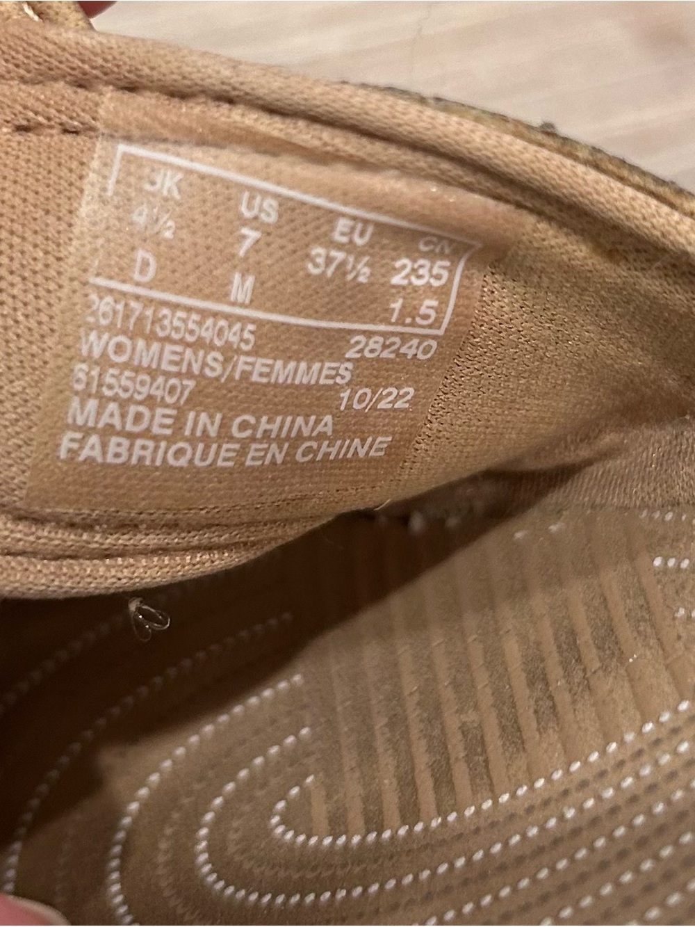 Clarks Cloudsteppers Women’s Taupe/Sand Adjustable Strap Slide Sandals Size 7M - Picture 5 of 6